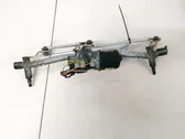Front wiper linkage and motor
