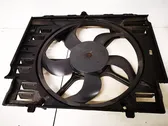 Radiator cooling fan shroud