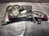 Sliding door window regulator with motor
