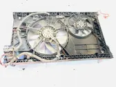 Radiator cooling fan shroud