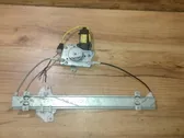 Sliding door window regulator with motor