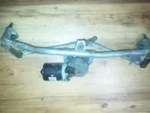 Front wiper linkage and motor