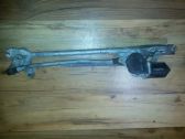 Front wiper linkage and motor