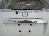 Trunk door license plate light bar