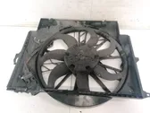 Radiator cooling fan shroud