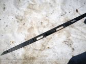 Trunk door license plate light bar
