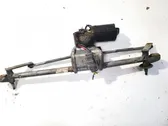 Front wiper linkage and motor