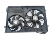 Radiator cooling fan shroud