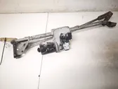 Front wiper linkage and motor