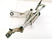 Front wiper linkage and motor