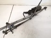 Front wiper linkage and motor