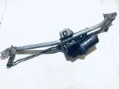 Front wiper linkage and motor