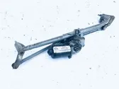 Front wiper linkage and motor