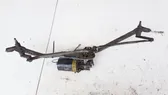 Front wiper linkage and motor