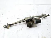 Front wiper linkage and motor