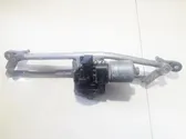 Front wiper linkage and motor