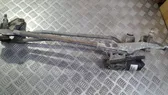 Front wiper linkage and motor