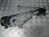 Front wiper linkage and motor