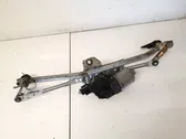 Front wiper linkage and motor