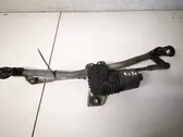 Front wiper linkage and motor