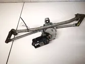 Front wiper linkage and motor