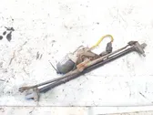 Front wiper linkage and motor