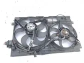 Radiator cooling fan shroud