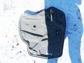 Regulador con motor de la ventanilla de la puerta corredera