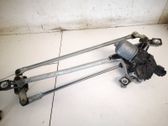 Tringlerie et moteur d'essuie-glace avant