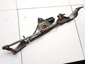 Front wiper linkage and motor