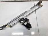 Front wiper linkage and motor