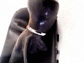 Gear lever shifter trim leather/knob