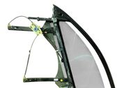 Front window lifting mechanism without motor