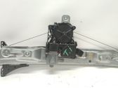 Rear window lifting mechanism without motor