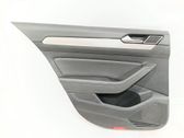 Rear door card panel trim