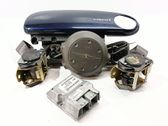 Airbag set with panel