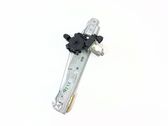 Rear door window regulator with motor