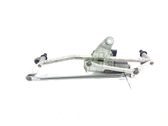 Front wiper linkage and motor