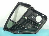 Rear door window regulator with motor