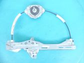 Rear door window regulator with motor