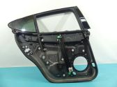 Rear door window regulator with motor