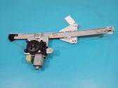Rear door window regulator with motor