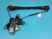 Rear door window regulator with motor