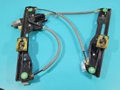 Front door window regulator with motor