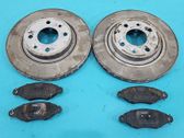Brake discs and calipers set