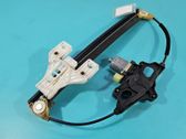 Rear door window regulator with motor