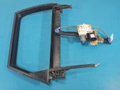 Rear door window regulator with motor