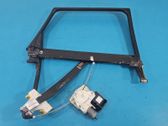 Rear door window regulator with motor