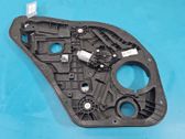 Rear door window regulator with motor