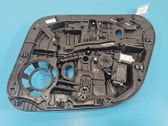 Rear door window regulator with motor